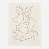 Jean Arp, Untitled (from Paroles peintes II), 1965, etching