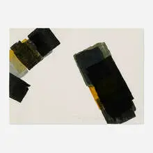 Untitled by Ping Tan, 1997, woodcut in colors, sold Oct 2023