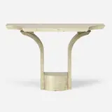 Jeffrey Bilhuber, Console, c. 2000, silver leaf over wood