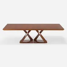 Daniel Hellman and Eric Chang, Z dining table, c. 2010, mahogany