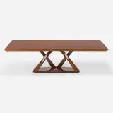 Daniel Hellman and Eric Chang, Z dining table, c. 2010, mahogany