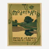 Arthur Wesley Dow, Modern Art (from Les maîtres de l'affiche), 1896, lithograph in colors