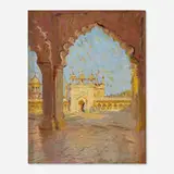 Colin Campbell Cooper, Untitled, c. 1915, oil on paperboard laid to pressboard