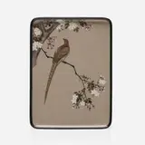 Namikawa Sōsuke, Tray with pheasant perched on cherry tree