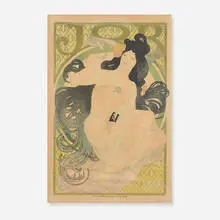 Job by Alphonse Mucha, 1898, lithograph on paper, sold Sep 2014