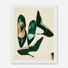 Andy Warhol, Shoes, 1980, color polaroid