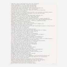 Jenny Holzer, Truisms, 1978, offset lithograph on paper