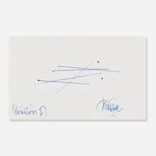John Cage, Variations I, c. 1958, ink on paper