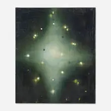 Ross Bleckner, HIM, 1988, oil on linen