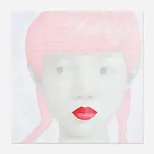 Attasit Pokpong, Portrait no. 2, 2012, acrylic on canvas