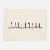 Wayne Thiebaud, Lipstick Row (from Seven Still-Lifes and a Rabbit)