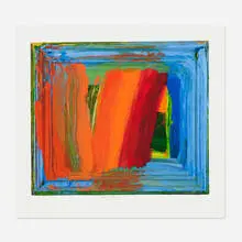 Untitled by Howard Hodgkin, 2000, screenprint on paper, sold Sep 2014