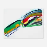 Phenomena Jade Chimes by Paul Jenkins, c. 1975, acrylic on canvas, sold Sep 2014