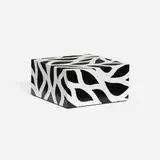 Sol LeWitt, Loopy Doopy Box, 1999, lacquered wood, brass