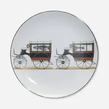Howard Kottler, Evolutionary Transport, c. 1970, glazed porcelain with applied decoration