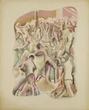 George Frederick Hinchcliff, Untitled, gouache and mixed media 52 x 37cm approximately (2) .