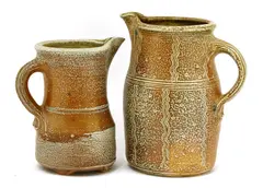Michael Casson, Michael Casson (1925-2003) two saltglazed jugs