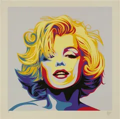 Rourke Van Dal, Untitled, b.1969) MONROE (GREY) Screenprint in colours