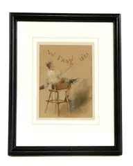 Untitled by Brigadier-General Walter Fane, watercolour heightened with white 17.5 x 13.5cm, sold Oct 2019