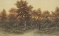 Frederick Arthur Verner, Untitled, watercolour 30.5 x 50.8cm and smaller (2)