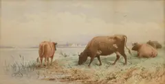 Frederick Arthur Verner, Untitled, watercolour 30.5 x 62.2cm