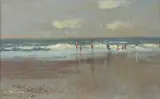 Olena Maksimenko, Untitled, oil on canvas board 61 x 92cm
