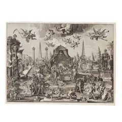 Cornelis van Dalen, Allegory of the Vanitas (Sic Transit Gloria Mundi), 1602-1665, Engraving on laid paper