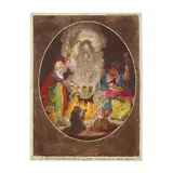 James Gillray, A Phantasmagoria: Scene - Conjuring Up an Armed Skeleton (British Museum 9962), 1803, Etching and aquatint with hand-coloring on wove paper