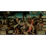 German School, An Allegory of the Bible, oil on panel
