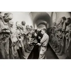 Museo de las Momias, Guanajuato, Mexico by Elliott Erwitt, 1957, Gelatin silver print, sold Nov 2023