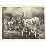 George Bellows, The Bacchanale, from War Series (Mason 58; Bellows 166)