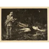George Bellows, Belgian Farmyard, from War Series (Mason 60; Bellows 138)