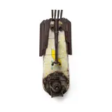 Gonçalo Mabunda, Group of 3 Masks, 2011-2012, Welded steel and deactivated weapon parts
