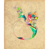 Lucas Samaras, Large Drawing #18, ink and crayon on paper