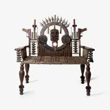 Gonçalo Mabunda, Untitled (Throne), 2015, Welded steel and deactivated weapon parts