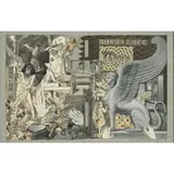 Jess Collins, Book Cover for Norma Cole's Mars, book cover and paste-up collage	on board