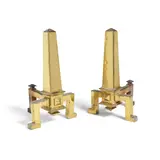 Donald Deskey, Pair of Andirons
