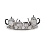 Paul Follot, Five Piece Coffee and Tea Service