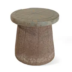 Garden Stool by Stan Bitters, glazed stoneware, sold Nov 2023