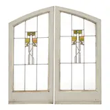 George Washington Maher, Pair of Hollyhock Windows