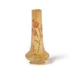 Daum, FRÉRES, acid-etched, enameled and gilt decorated glass, signed in gilt 'Daum Nancy' with Cross of Lorraine