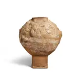 Viola Frey, Round Vietnam Memorial Pot, glazed ceramic, signed 'FREY' on underside