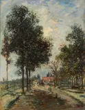 Johan Jongkind, La Route de Rotterdam a Gouda (The Route from Rotterdam to Gouda), Oil on canvas