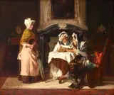 Alexander Hugo Bakker Korff, La lettre de recommendation (The letter of recommendation), Oil on panel
