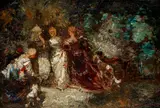 Adolphe Joseph Thomas Monticelli, Le Cage de Oiseaux