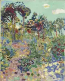 Jan Sluijters, Boslandschap bij Laren, 1910, Oil on canvas