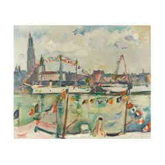 Othon Friesz, Le port d'Anvers, 1906, oil on canvas