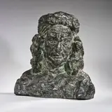 Émile Antoine Bourdelle, Rembrandt vieux (La fin de Rembrandt), bronze à patine verte