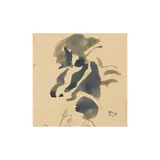 Hans Richter, Tête de cheval (Pferiekopf), 1918, monogrammé et daté « HR 18 » (en bas à droite) ; titré et daté au crayon « horse head 18 Pferiekopf » (au verso)