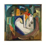 Albert Gleizes, Paysage, 1914-1915, oil on canvas